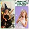 24 Pcs Halloween Decorations - Witch Hats, Glitter Star Wands, Princess Crowns Set